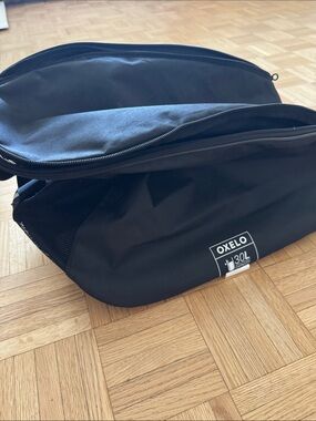Décathlon OXELO 30L Black Men’s Travel Duffel Bag – Dual Zip Organization